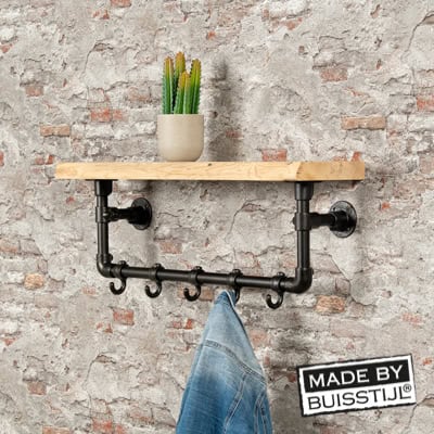Steigerbuis wandkapstokken