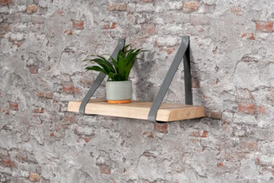 Wandplank industriële buisstijl