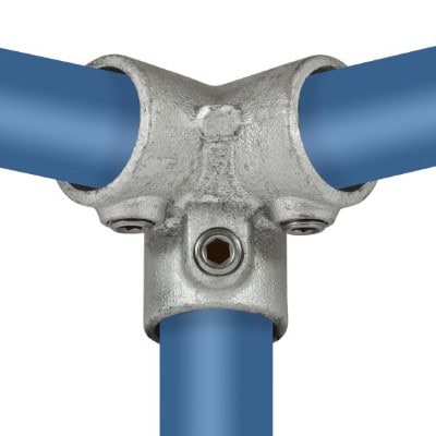 18A: Drieweg kniestuk 90° - 21,3 mm