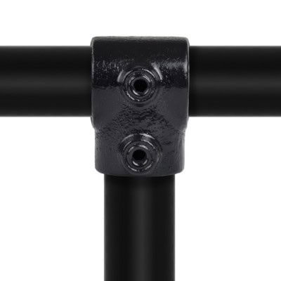 2A: Kort T-stuk - 21,3 mm (ZWART)