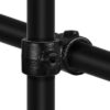 28C: Kruisstuk 90° - 33,7 mm (ZWART)