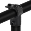 32E: Open T-stuk - 48,3 mm (ZWART)