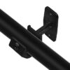 35B: Leuningdrager open 26,9 mm (ZWART)