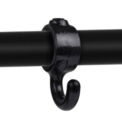 64A: Kapstokhaak - 21,3 mm (ZWART)