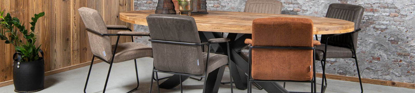 industriele eetkamerstoelen industriëel